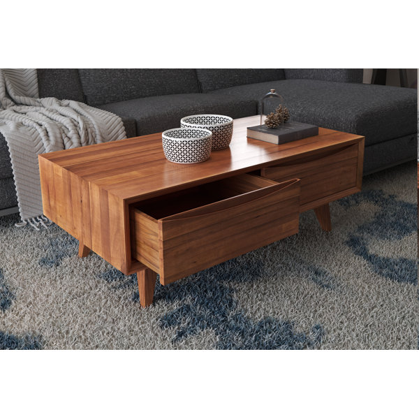 Corrigan Studio® Brandy Midcentury 47 unch Blackwood Coffee Table Wayfair